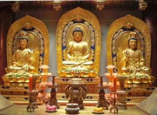 Buddha and bodhisattvas statues in China