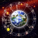 earth space astrology art
