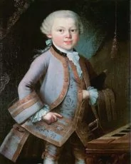 The Boy Mozart, a famous Aquarius