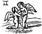 Gemini Twins Symbol sketch of Gemini twins and symbol