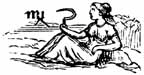 Virgo Woman Symbol sketch of Virgo woman