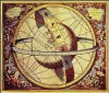 zodiac signs around earth, art