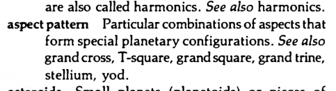 Original scan of the definition for aspect pattern