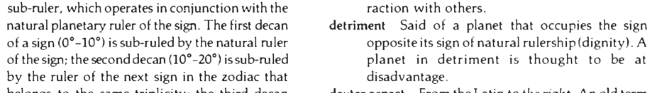 Original scan of the definition for detriment