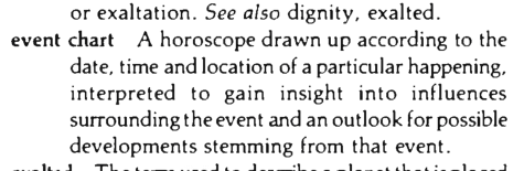 Original scan of the definition for event chart