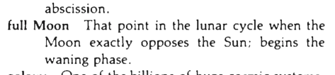 Original scan of the definition for full Moon