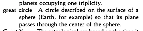 Original scan of the definition for great circle