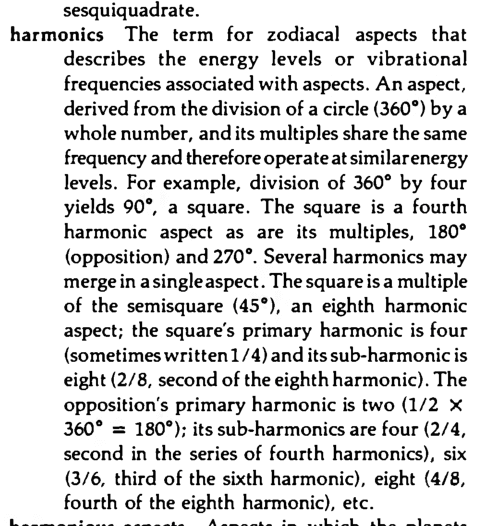 Original scan of the definition for harmonics