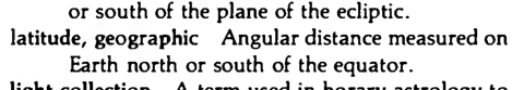 Original scan of the definition for geographic latitude
