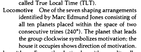 Original scan of the definition for Locomotive