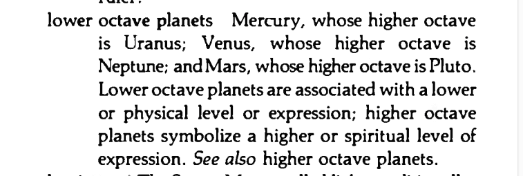Original scan of the definition for lower octave planets