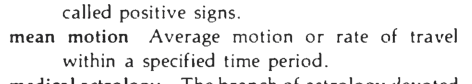 Original scan of the definition for mean motion
