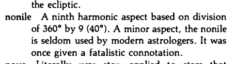 Original scan of the definition for nonile