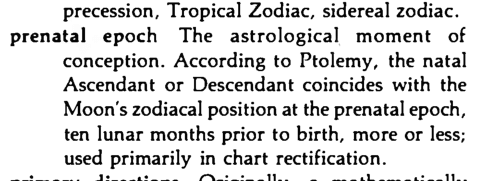 Original scan of the definition for prenatal epoch