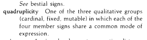 Original scan of the definition for quadruplicity