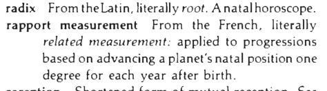 Original scan of the definition for rapport measurement