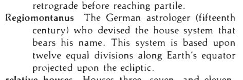 Original scan of the definition for Regiomontanus