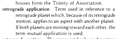 Original scan of the definition for retrograde application