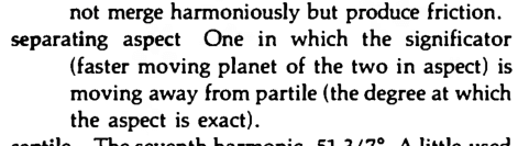 Original scan of the definition for separating aspect