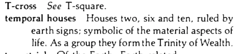 Original scan of the definition for temporal houses