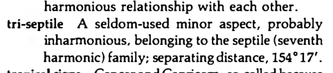 Original scan of the definition for tri-septile
