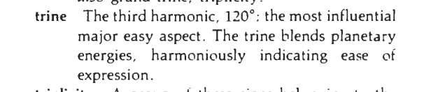 Original scan of the definition for trine