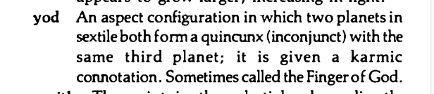 Original scan of the definition for yod