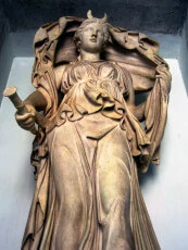 Moon in Signs and Houses - Interpretations, Statue of Selene Moon Goddess via Wikipedia Commons